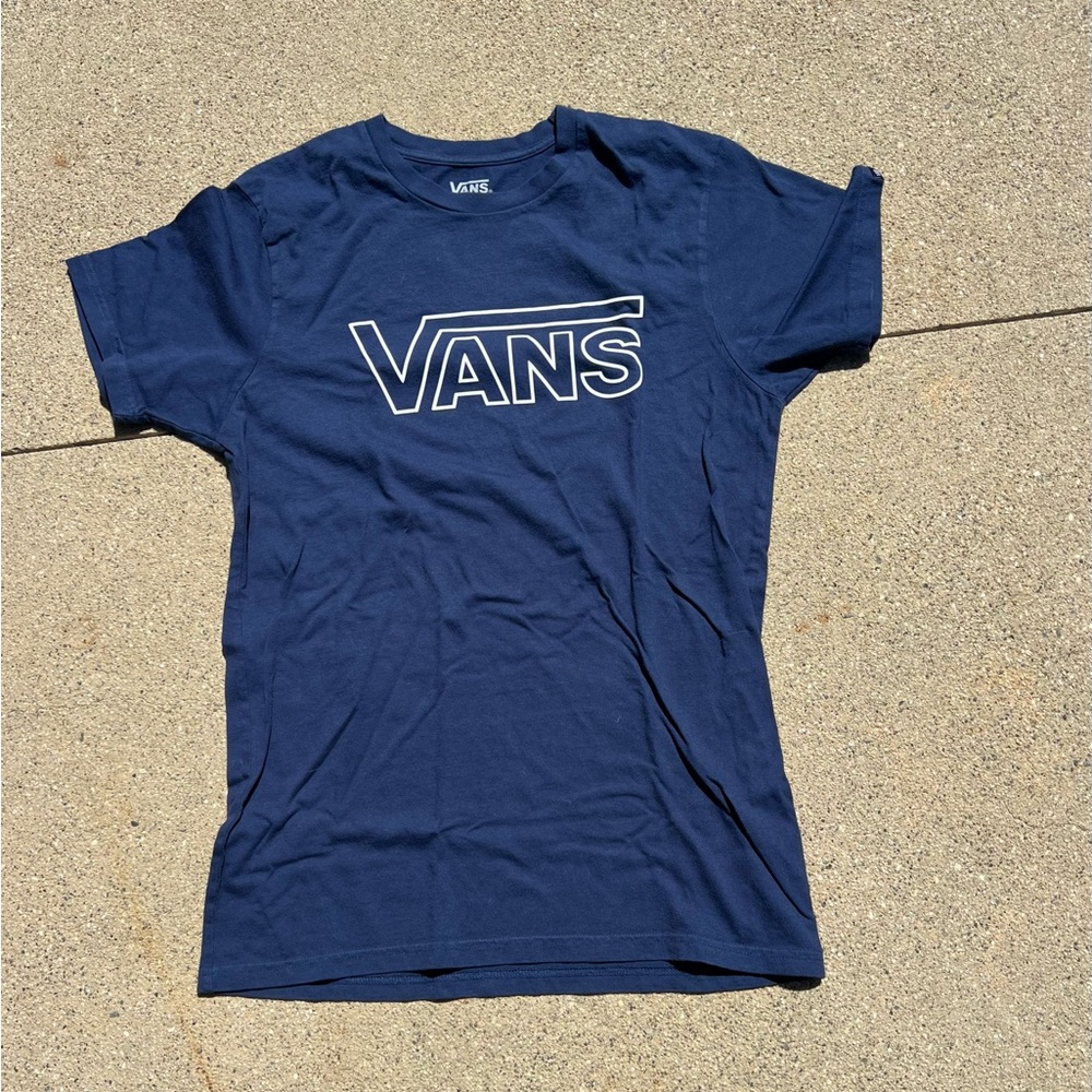 NEW Vans x Desert International Horse Park Unisex Tee in Navy size Small